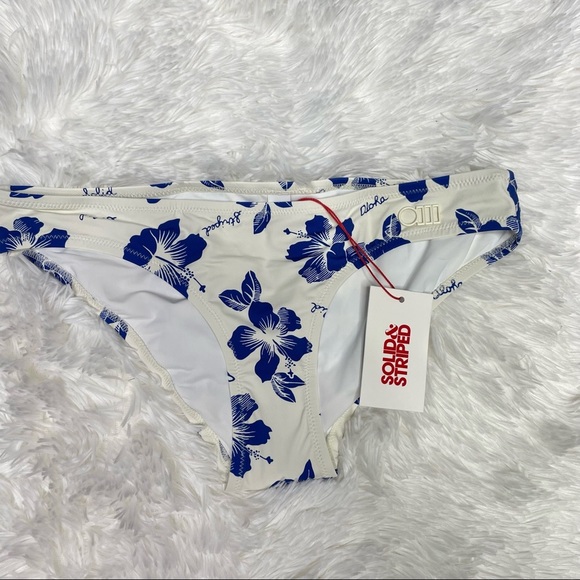 New Solid & Striped The Elle Bottom Floral Aloha - Picture 3 of 11